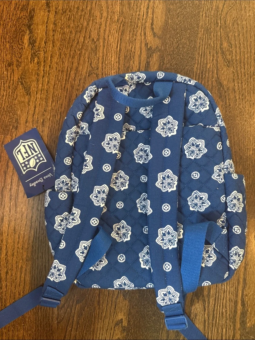 NFL colts football 🏈 Colts Blue Quilted Bandana Mini Backpack Vera Bradley